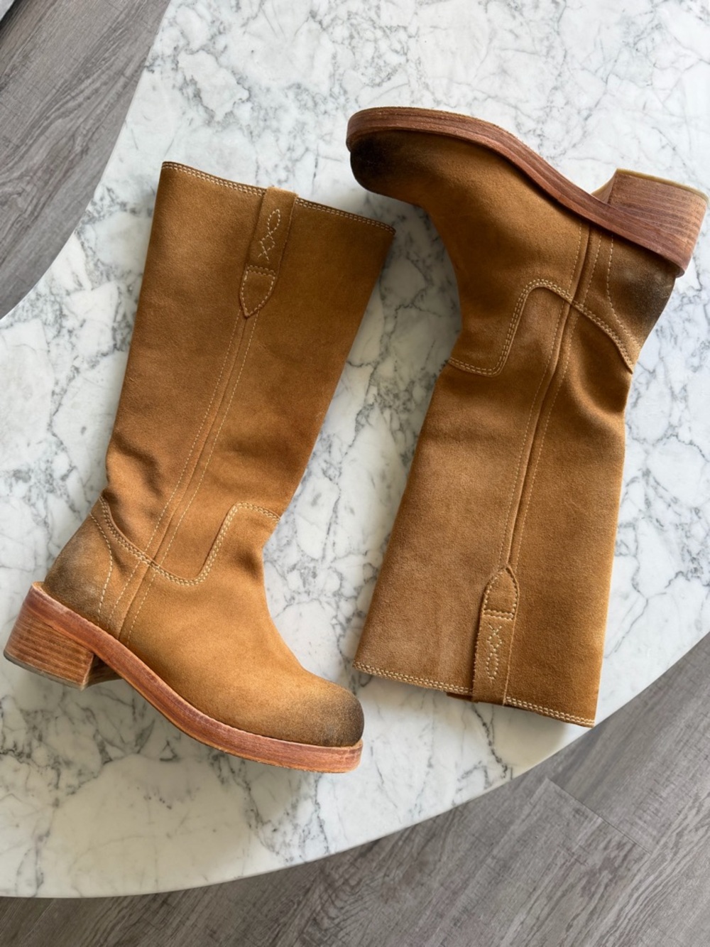 Free People Blaze Suede Pull-On Boots